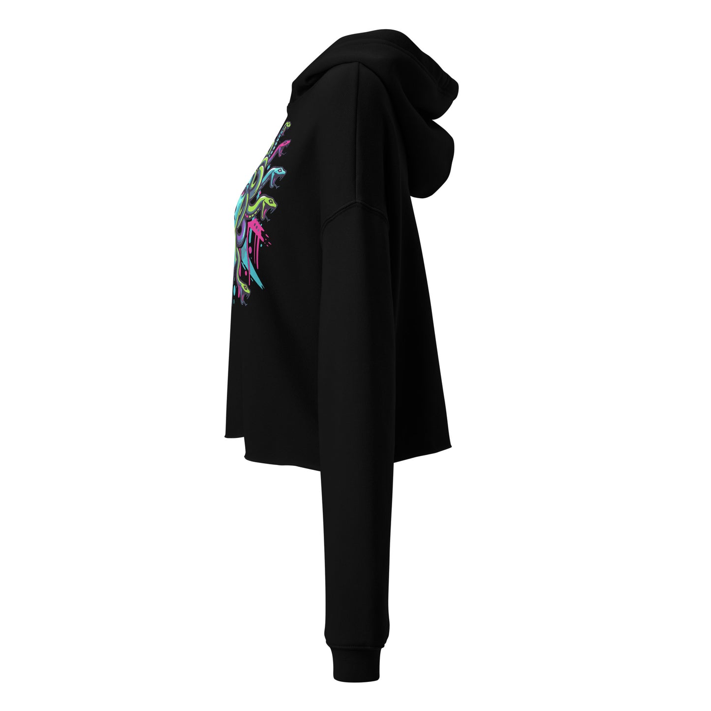 Medusa Crop Hoodie