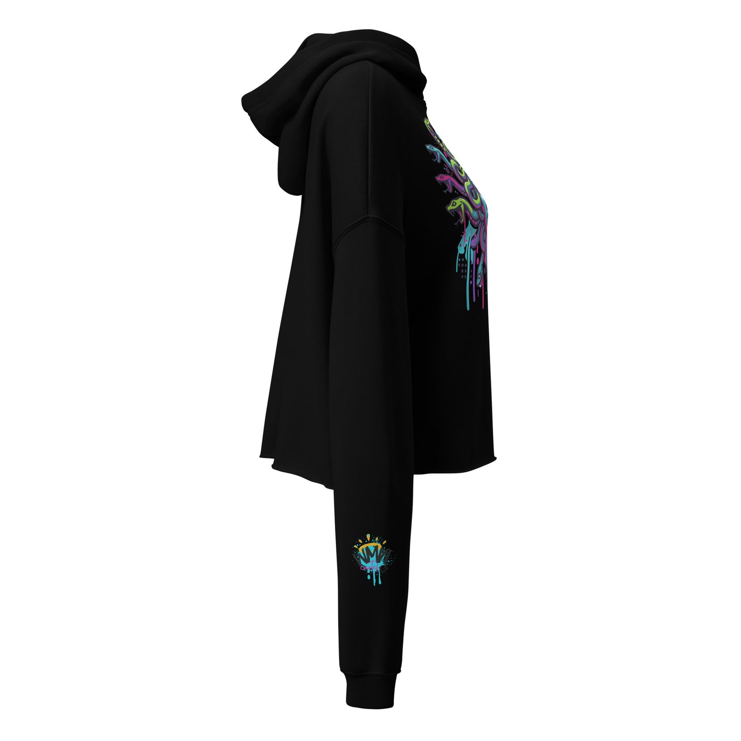 Medusa Crop Hoodie