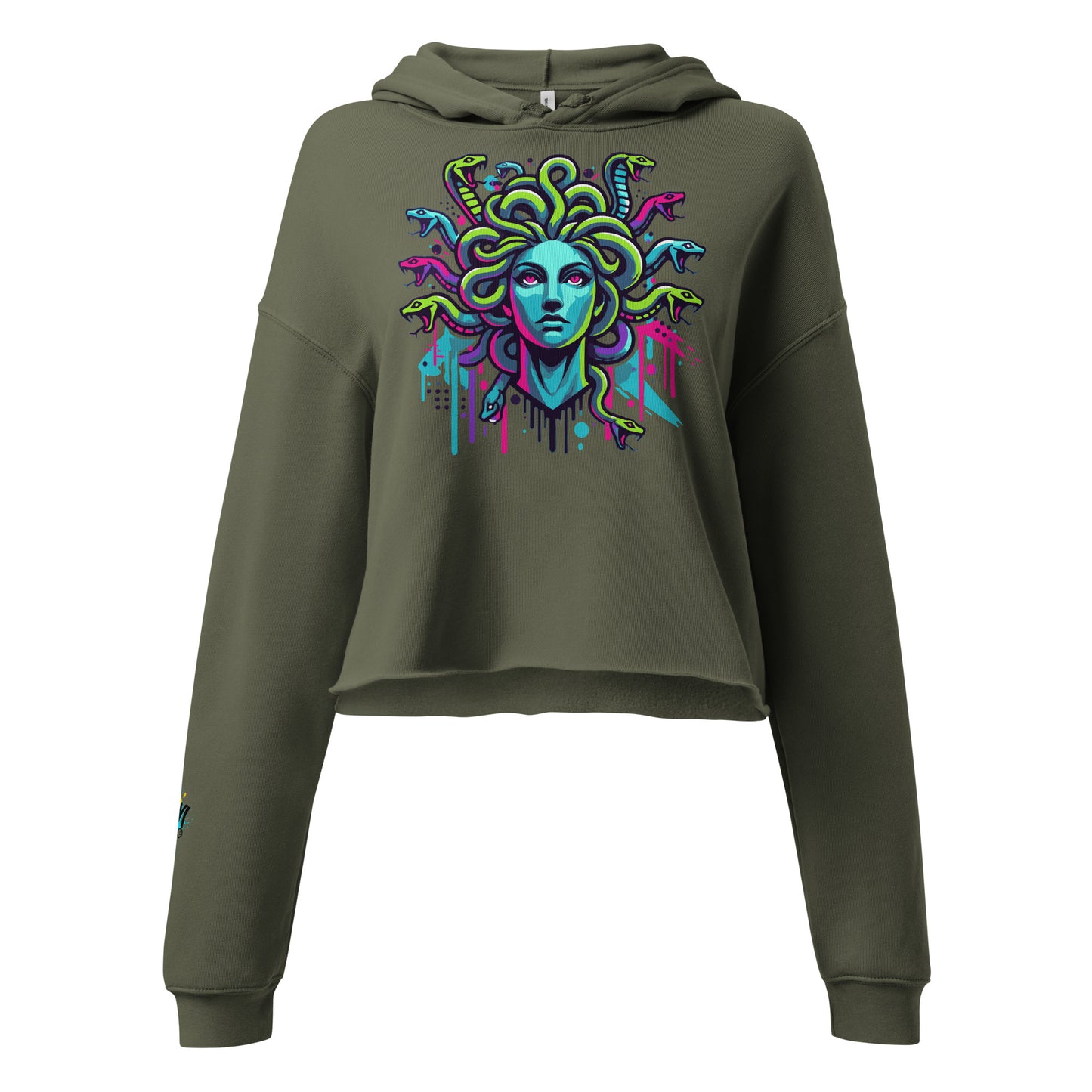 Medusa Crop Hoodie