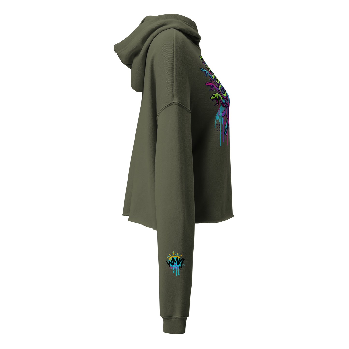 Medusa Crop Hoodie