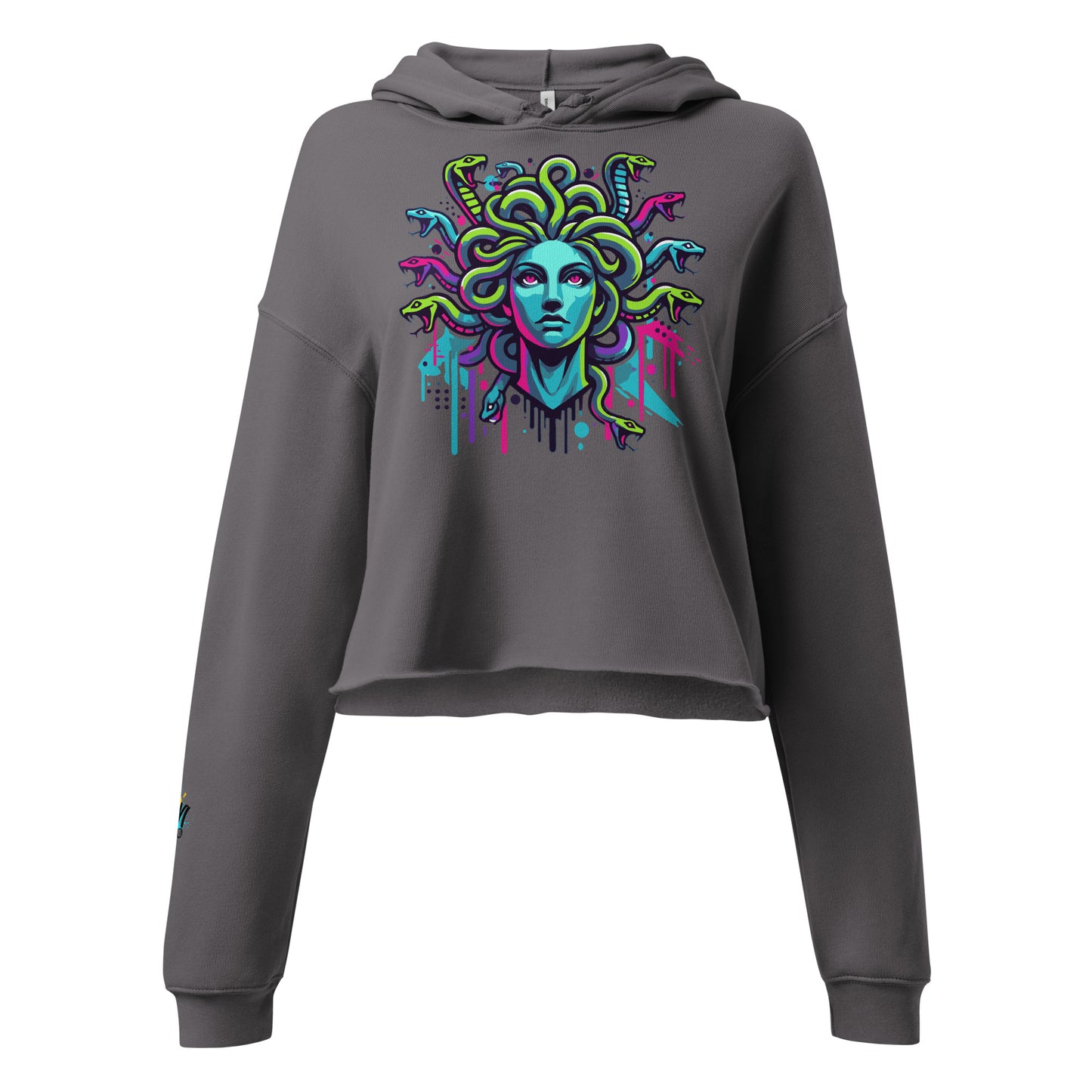 Medusa Crop Hoodie