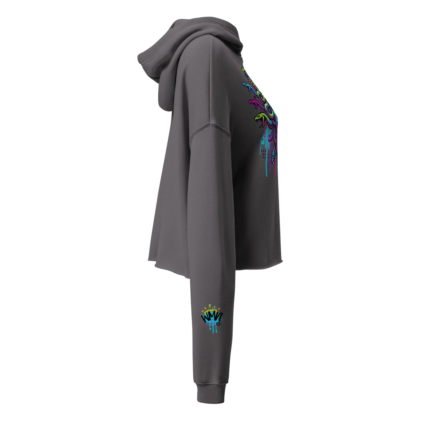 Medusa Crop Hoodie