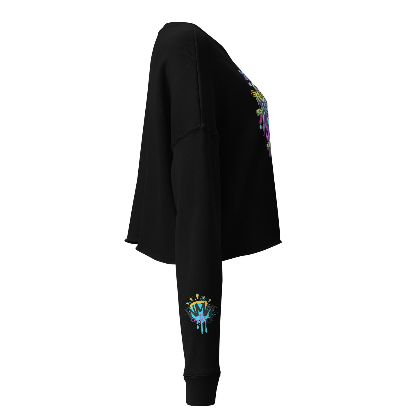 Go Find Less Crop Sweatshirt