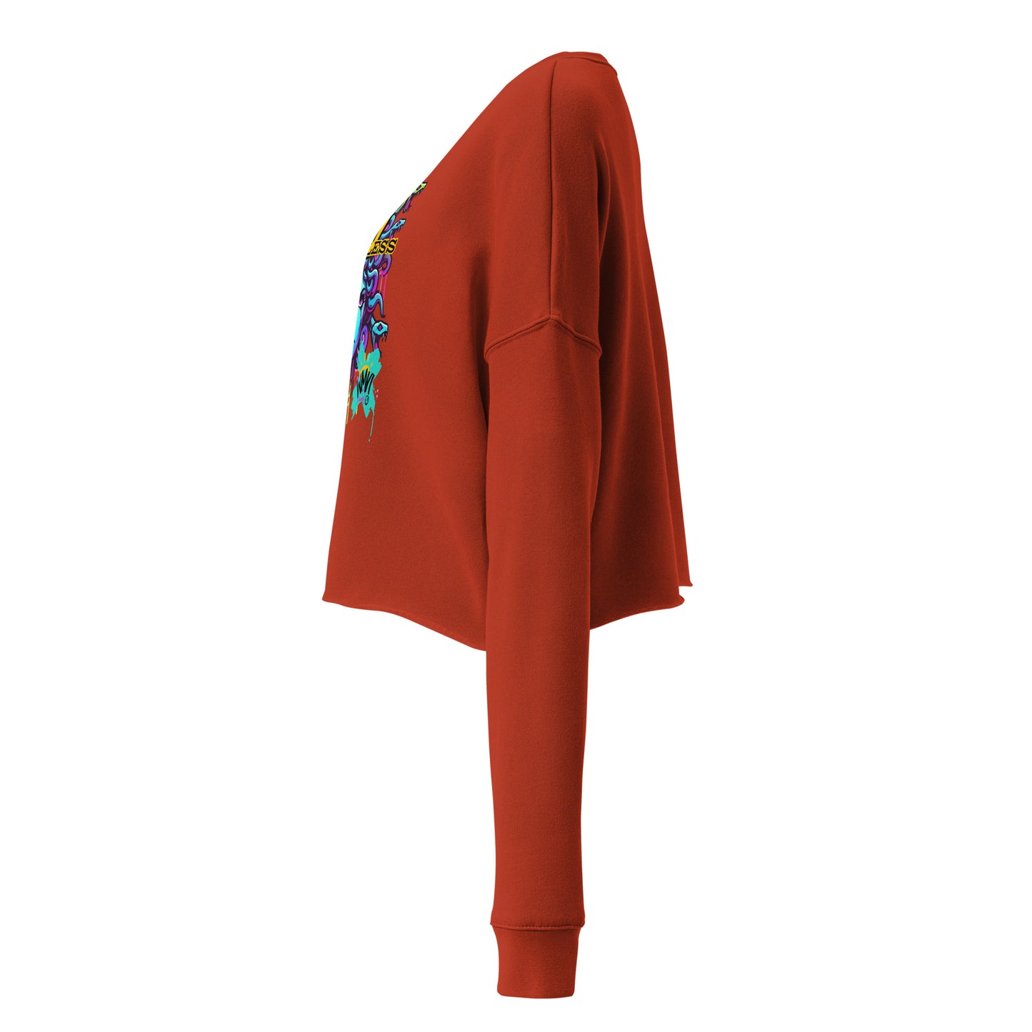 Go Find Less Crop Sweatshirt