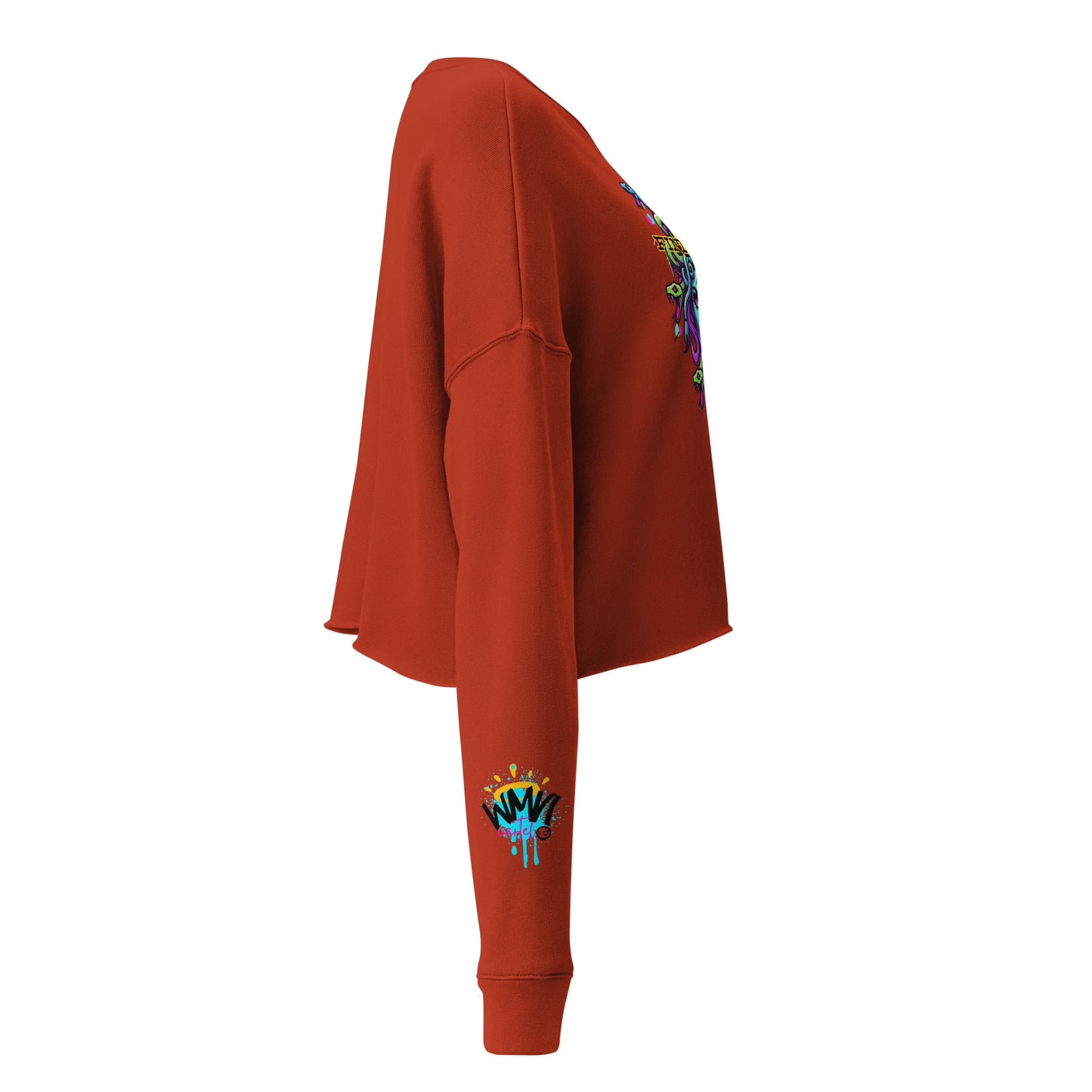 Go Find Less Crop Sweatshirt