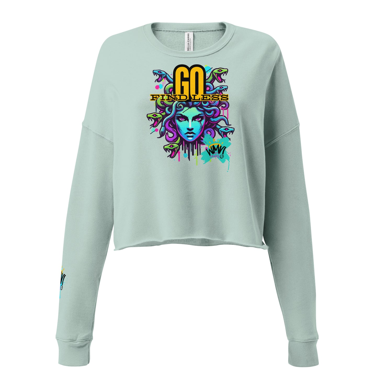 Go Find Less Crop Sweatshirt