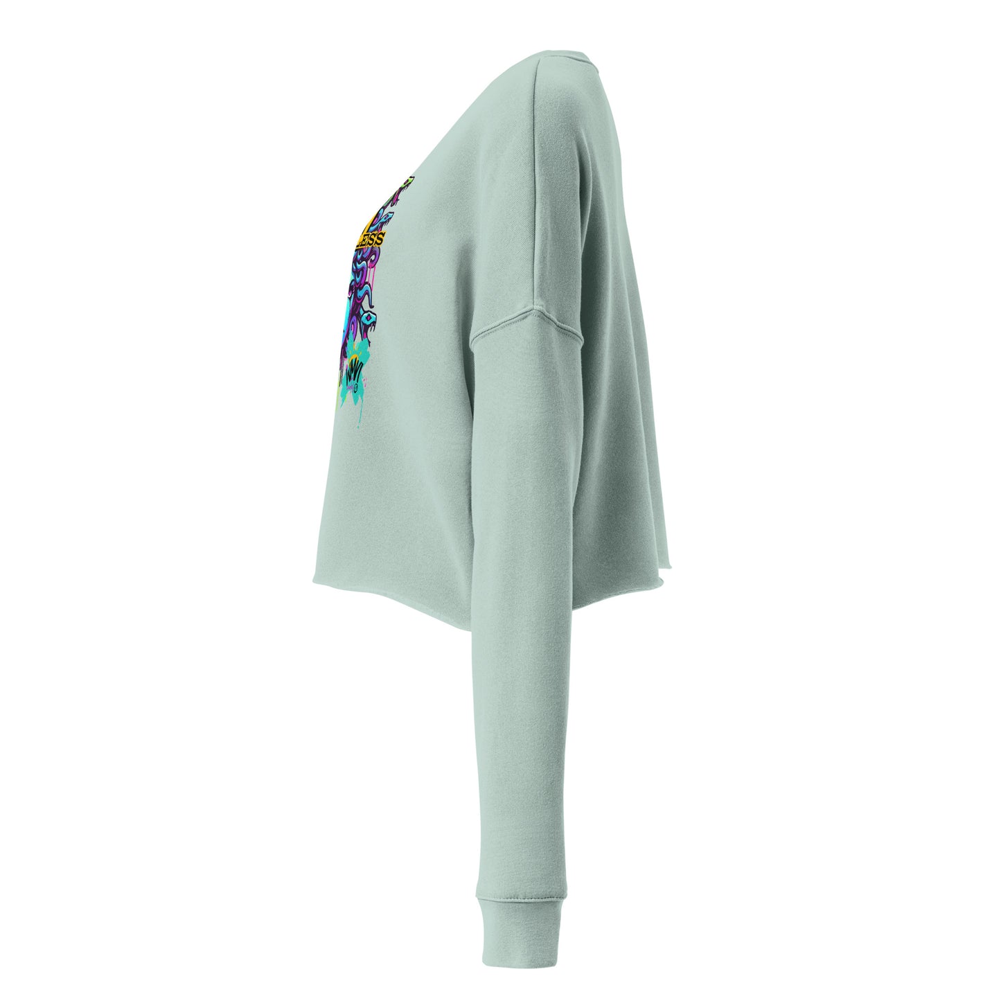 Go Find Less Crop Sweatshirt