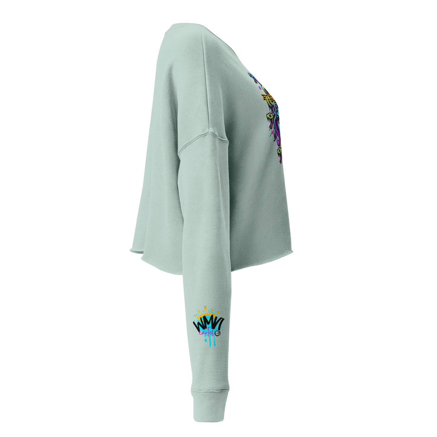 Go Find Less Crop Sweatshirt