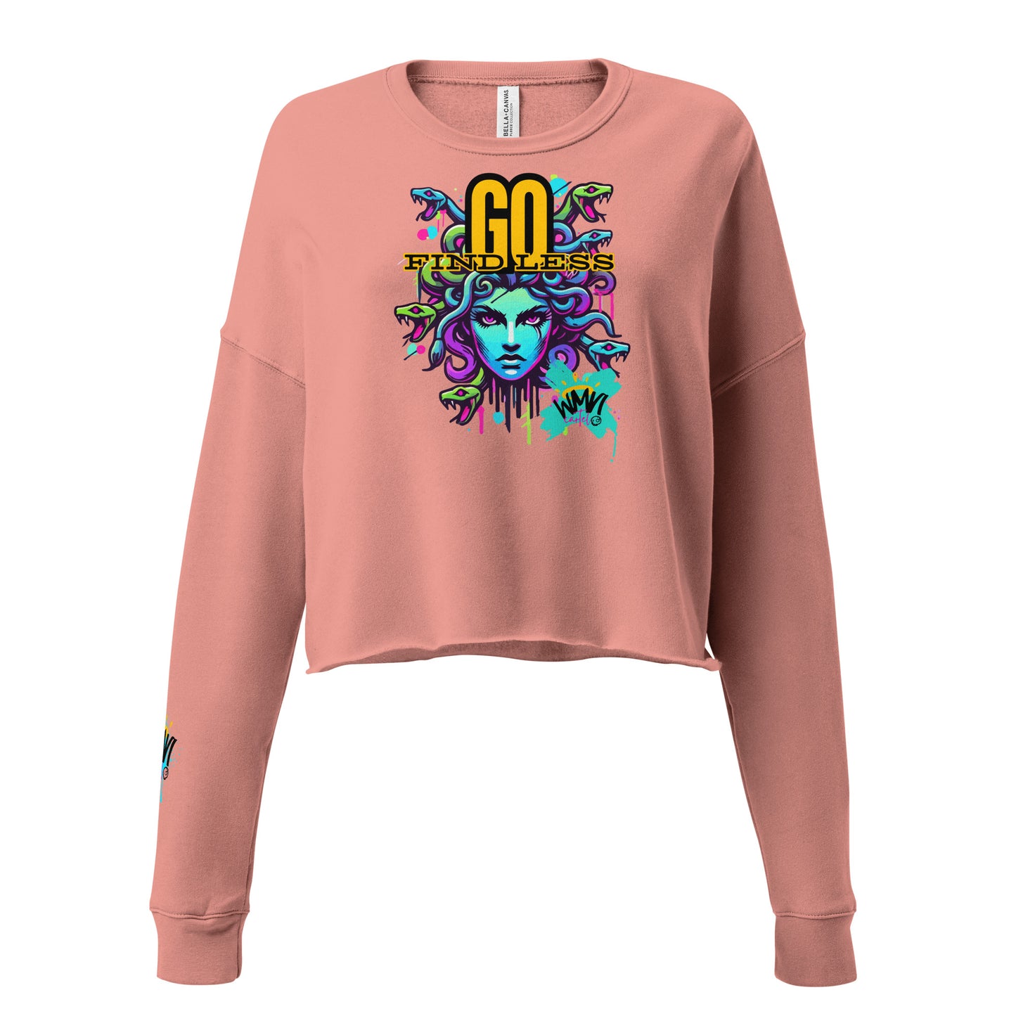 Go Find Less Crop Sweatshirt