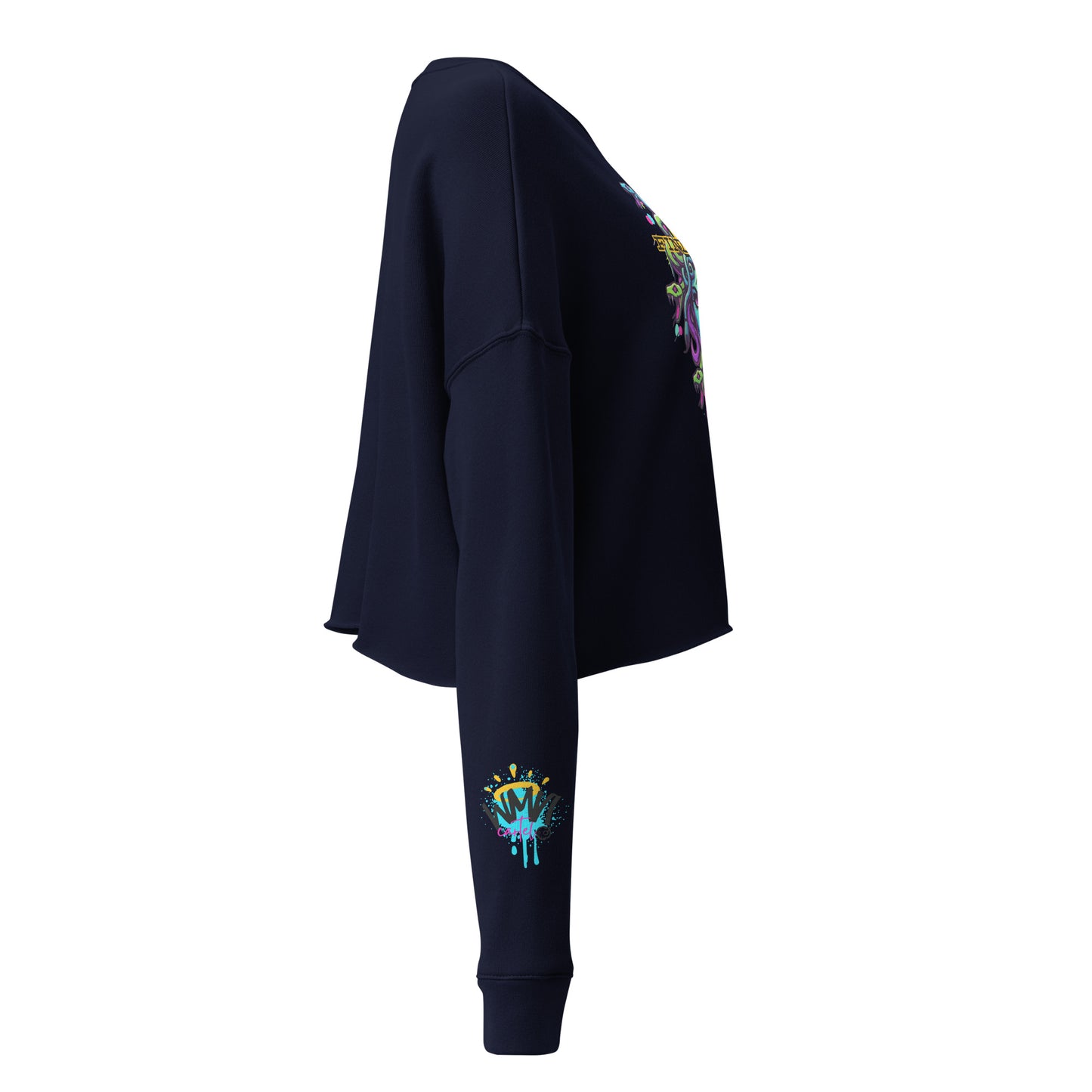 Go Find Less Crop Sweatshirt